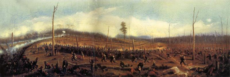 James Walker The Battle of Chickamauga,September 19,1863 China oil painting art